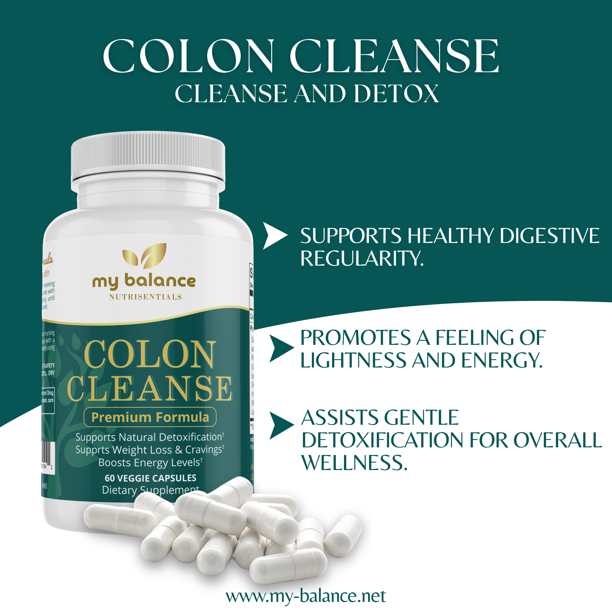 Colon Cleanse Supplement - Digestive Support - My Balance