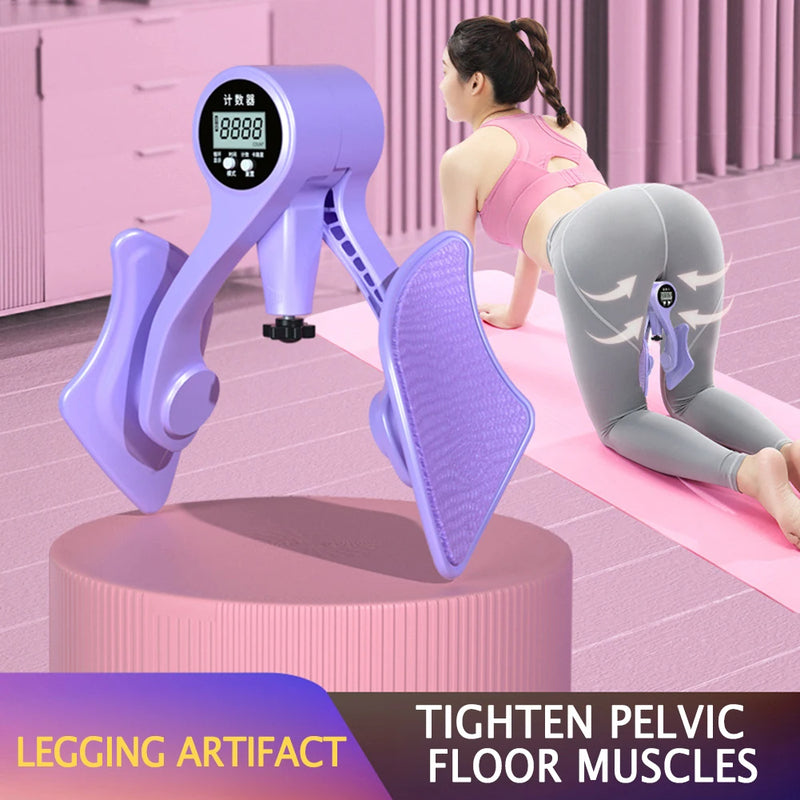 Digital Counter Hip Inner Thigh Pelvic Floor Leg Trainer