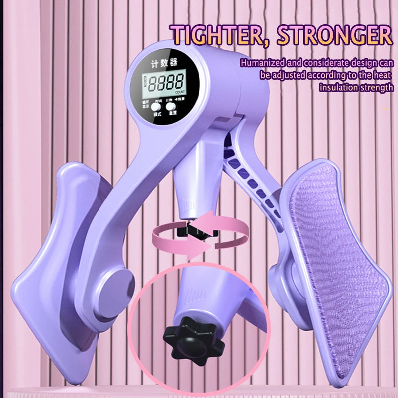 Digital Counter Hip Inner Thigh Pelvic Floor Leg Trainer