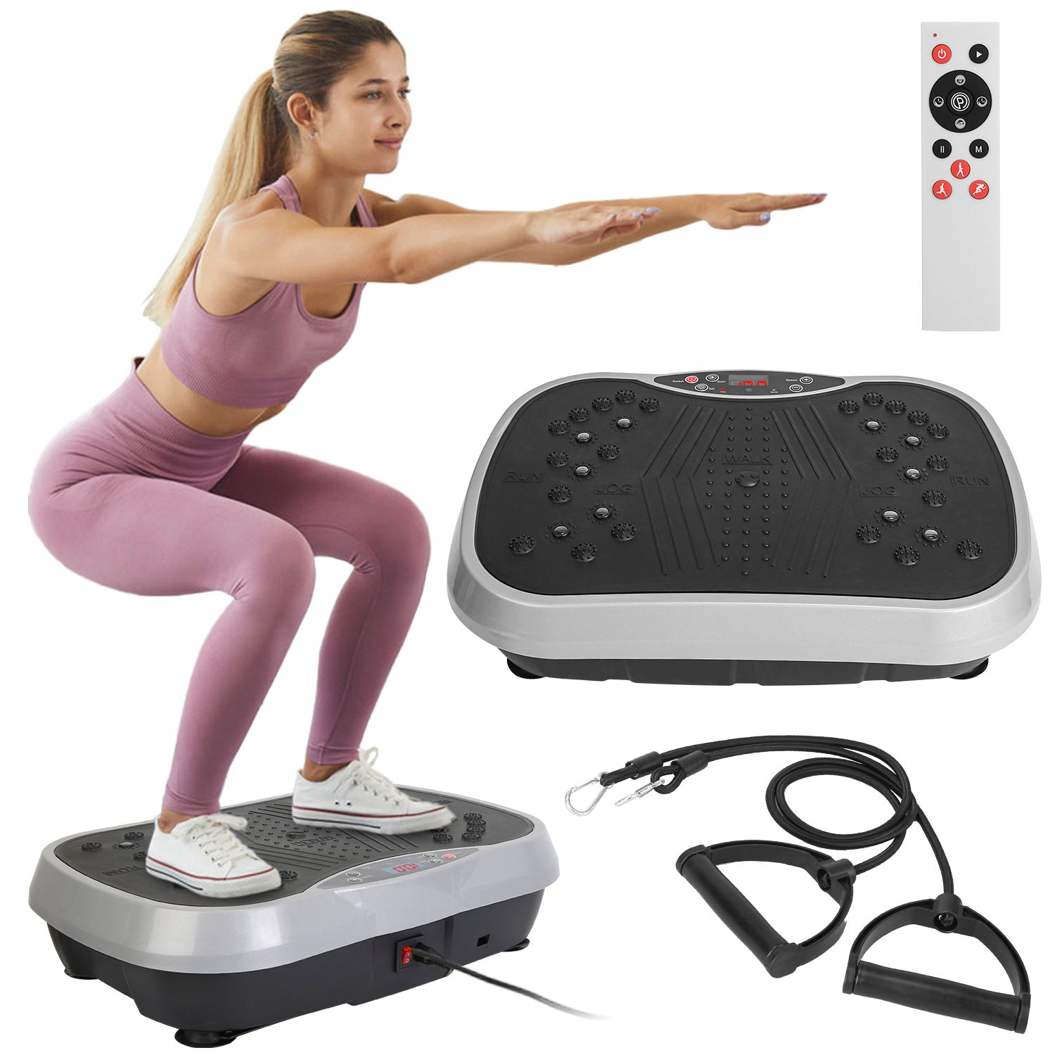 Vibration Exercise Machine Resistance Bands