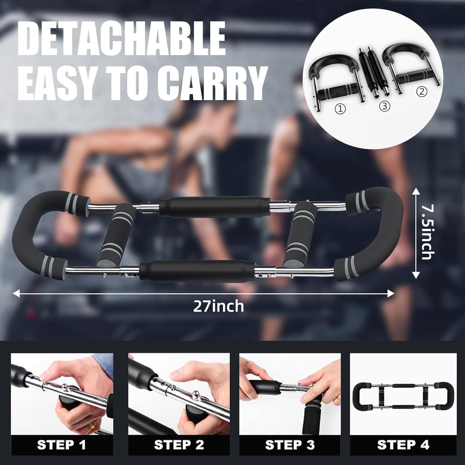 Adjustable U-Shaped Arm Chest Muscle Strength Training Device