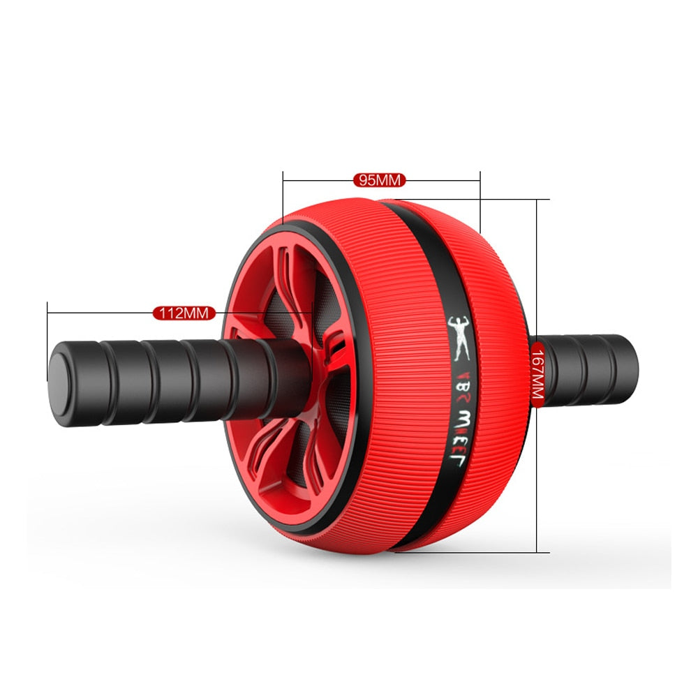 Silent TPR Abdominal Wheel Roller Core Trainer Home Fitness