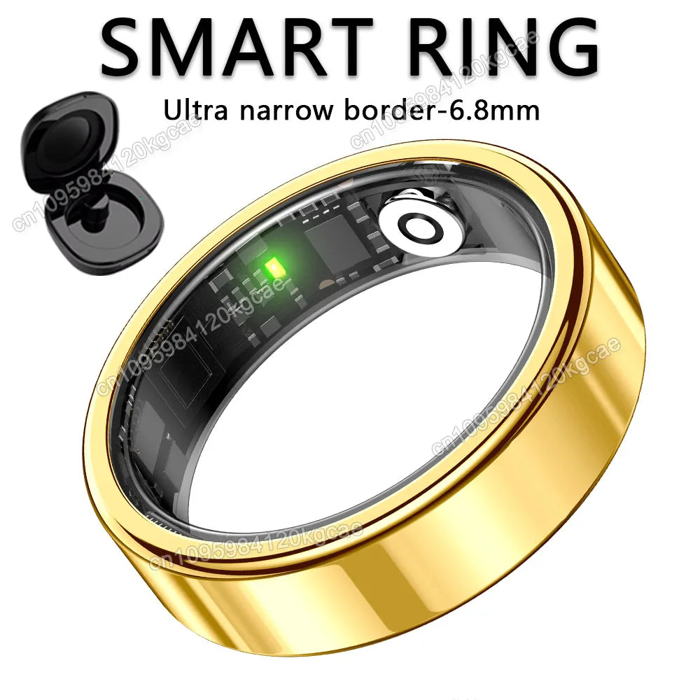 2026 Smart Ring Blood Pressure Heart Rate Sleep Monitor