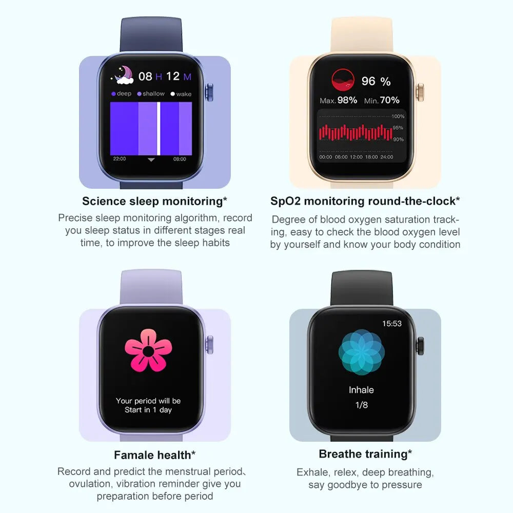 COLMI P71 Voice Calling Smartwatch Health Monitoring IP68 Waterproof