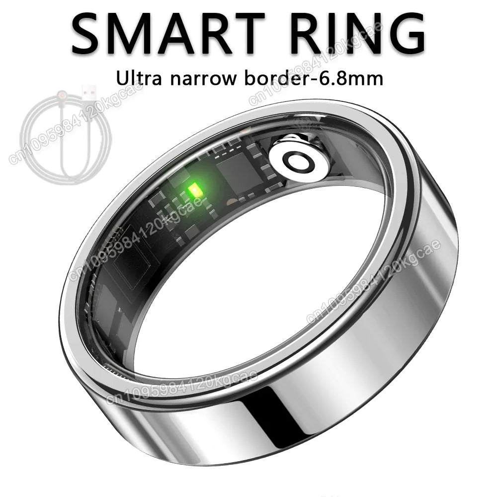 2026 Smart Ring Blood Pressure Heart Rate Sleep Monitor