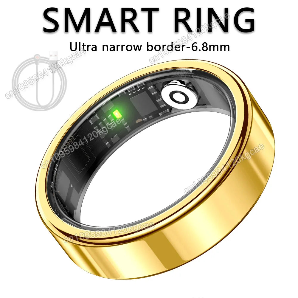 2026 Smart Ring Blood Pressure Heart Rate Sleep Monitor