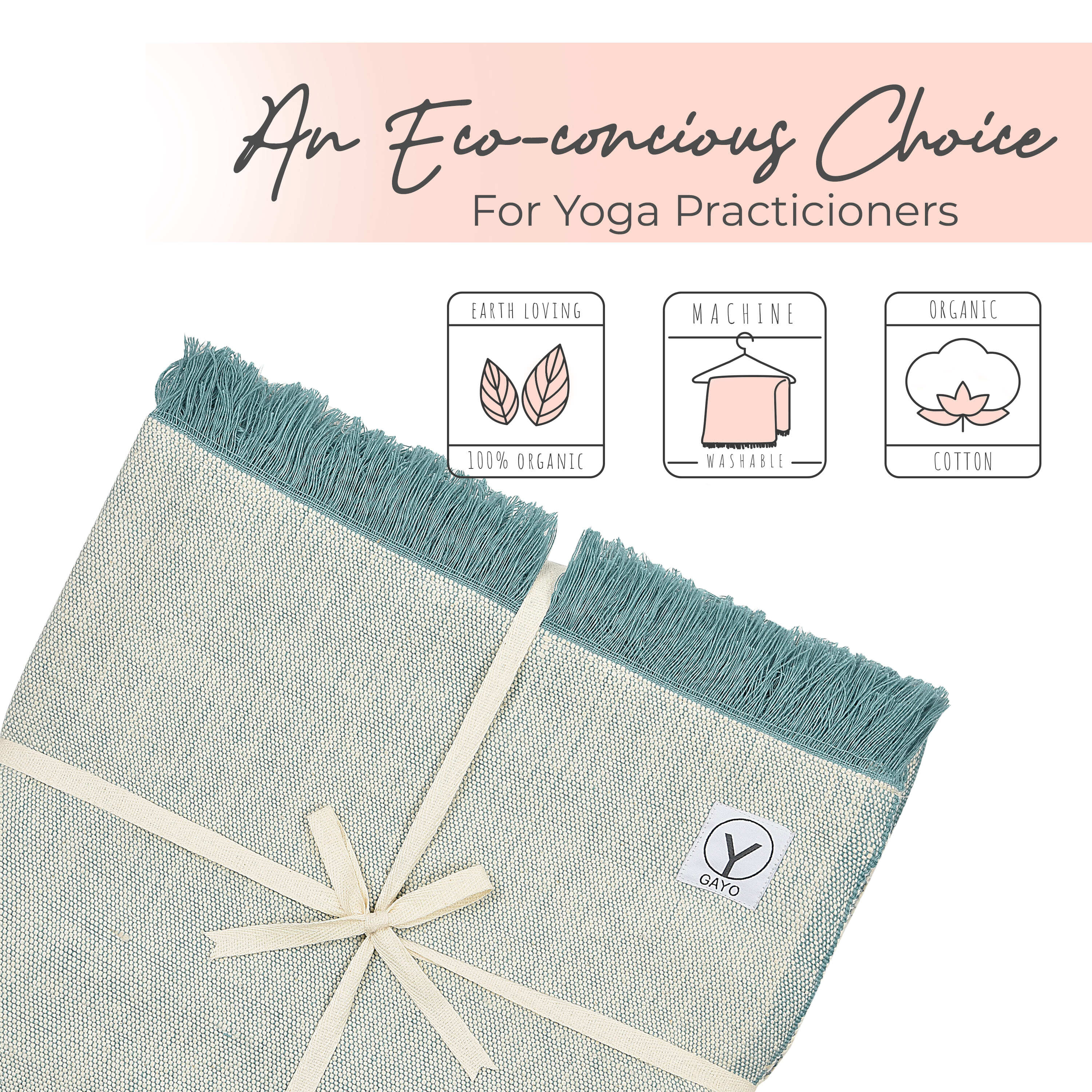 Organic Cotton Yoga Blanket