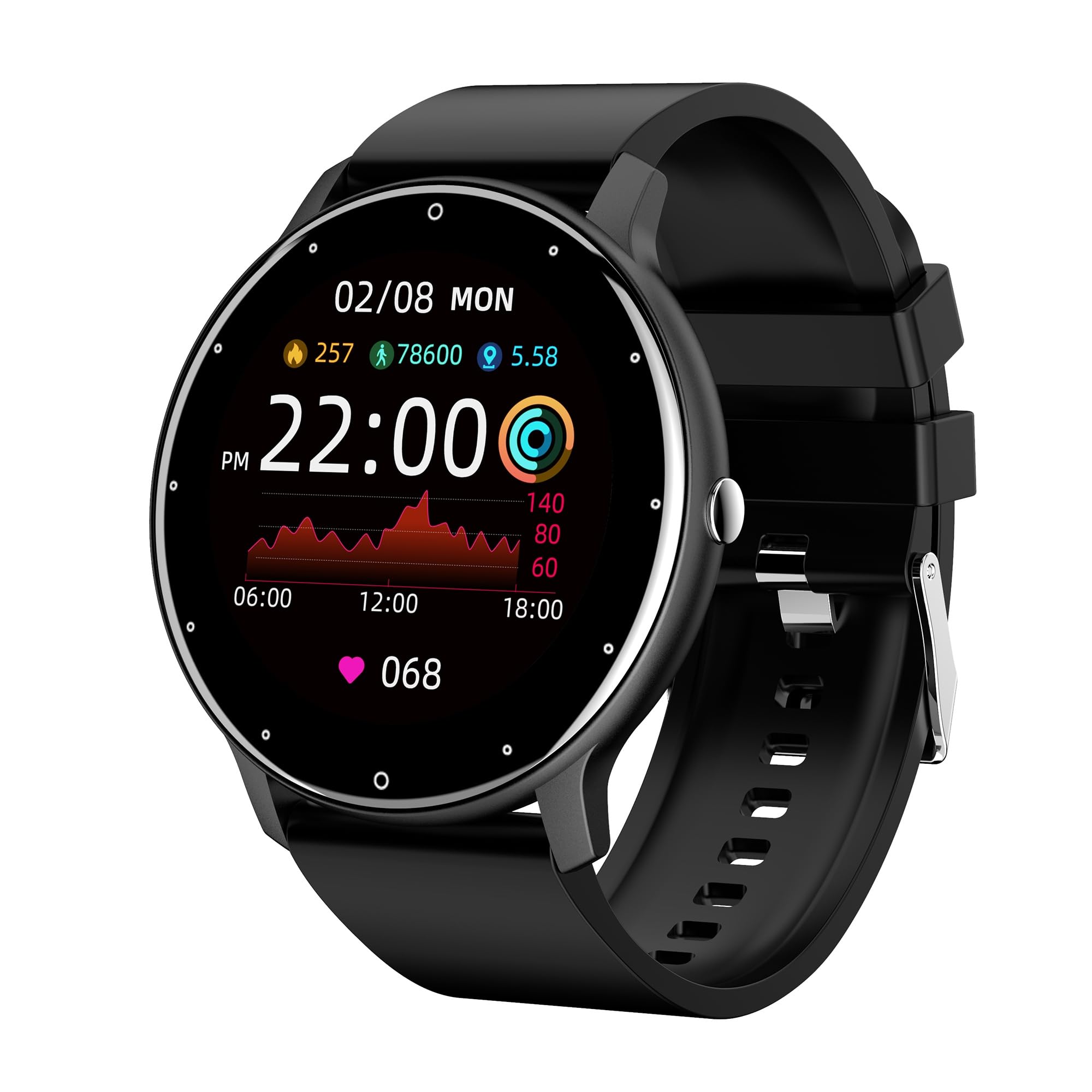 FREEZE2TRIM Rival Smart Watch Fitness Step Heart Rate Monitor