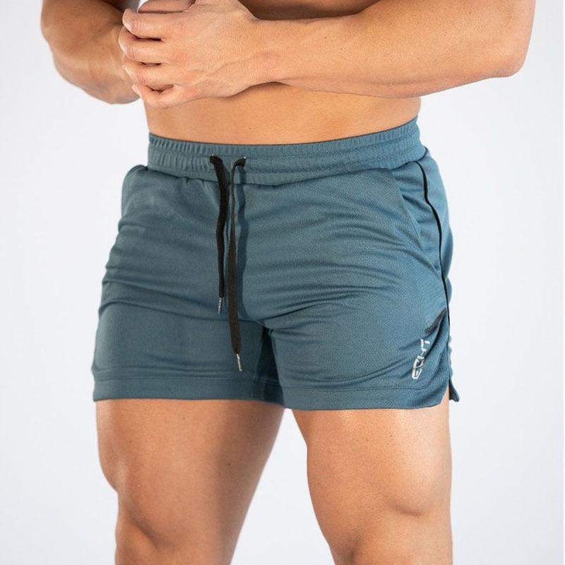 Men's Quick-Dry Gym Training Shorts Compression Running Workout